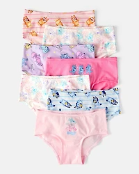 Toddler Girl 7-Pack Bluey Brief Stretch Cotton Underwear