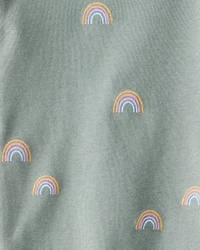 Baby Organic Cotton Pajamas in Magical Rainbow Print