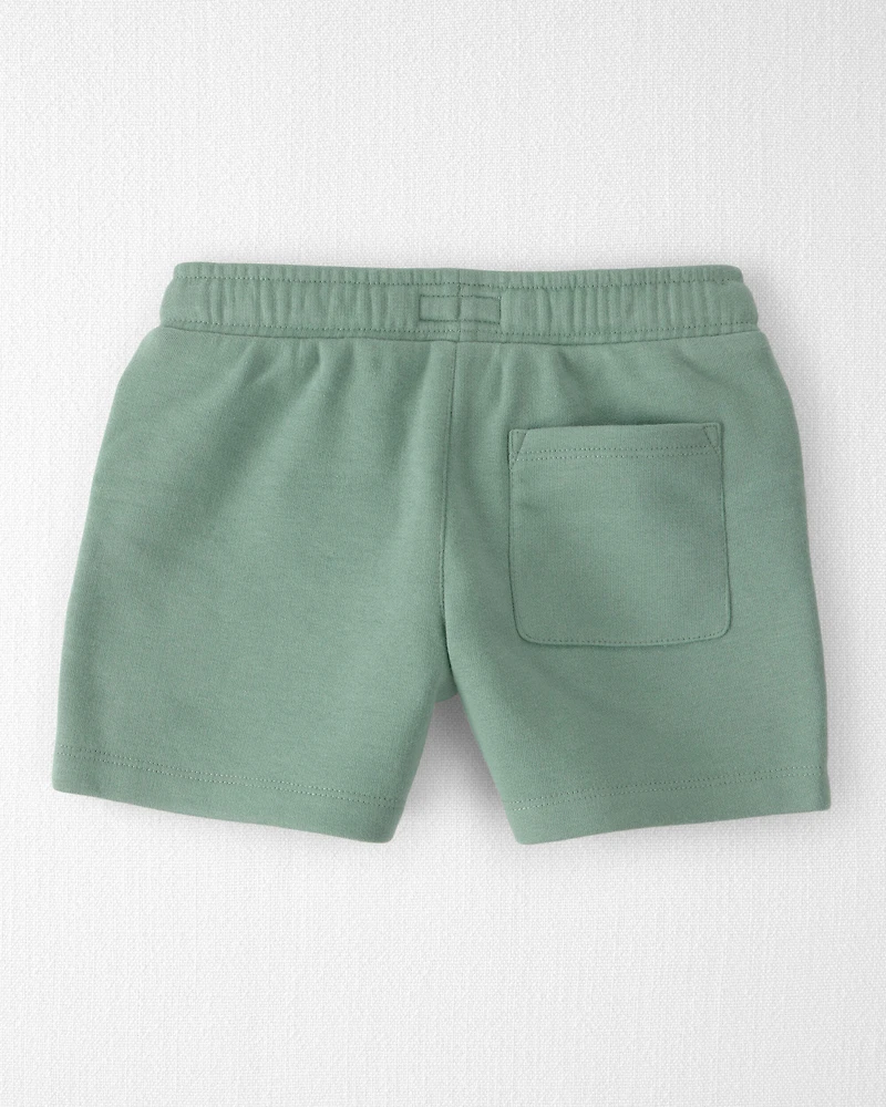 Toddler Boy Knit Shorts Made with Organic Cotton