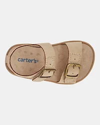 Baby Every Step® First Walker Faux Cork Sandals - Beige