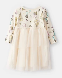 Baby Girl Disney Princess Long-Sleeve Tutu Dress