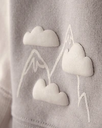 Baby Boy Helicopter French Terry Sweatshirt & Pant Set - Grey