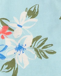 Baby Tropical Button-Down Romper