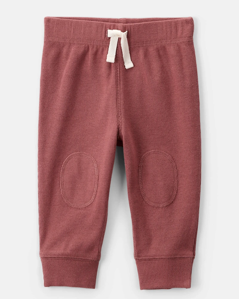 Baby 2-Piece Hooded Dog Long-Sleeve Bodysuit Pant Set - Red