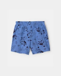 Baby Boy 2-Piece Bluey™ Top & Short Set - Blue