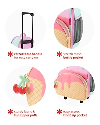Spark Style Kids Carry On Rolling Luggage - Ice Cream