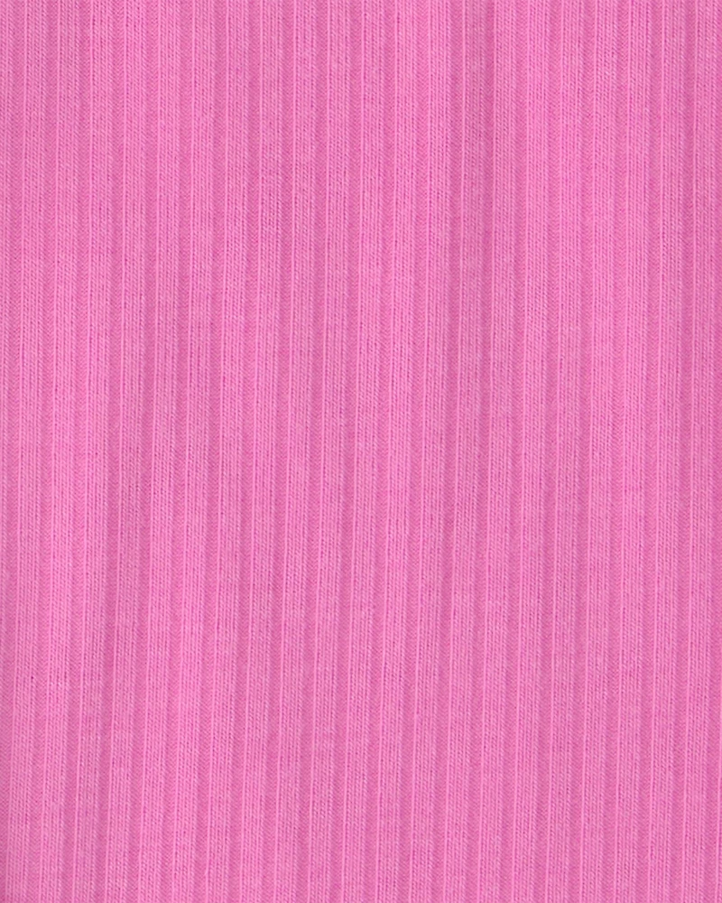 Baby Girl 2-Pack Flamingo PurelySoft Sleeveless Romper Set - Pink/Ivory