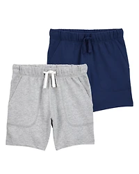 Kid -Pack Pull-On French Terry Shorts