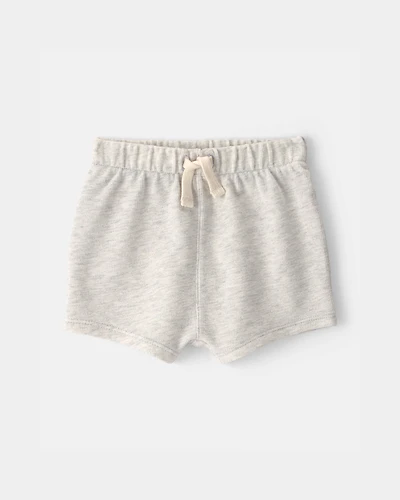 Baby Drawstring Shorts - Grey
