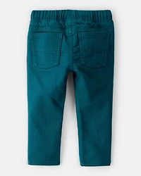 Baby Boy Drawstring Pants - Green