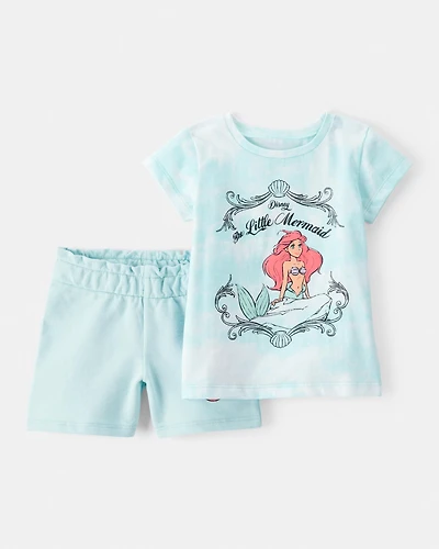 Baby Girl 2-Piece Little Mermaid Outfit Set