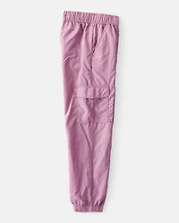 Girls Woven Jogger - Purple