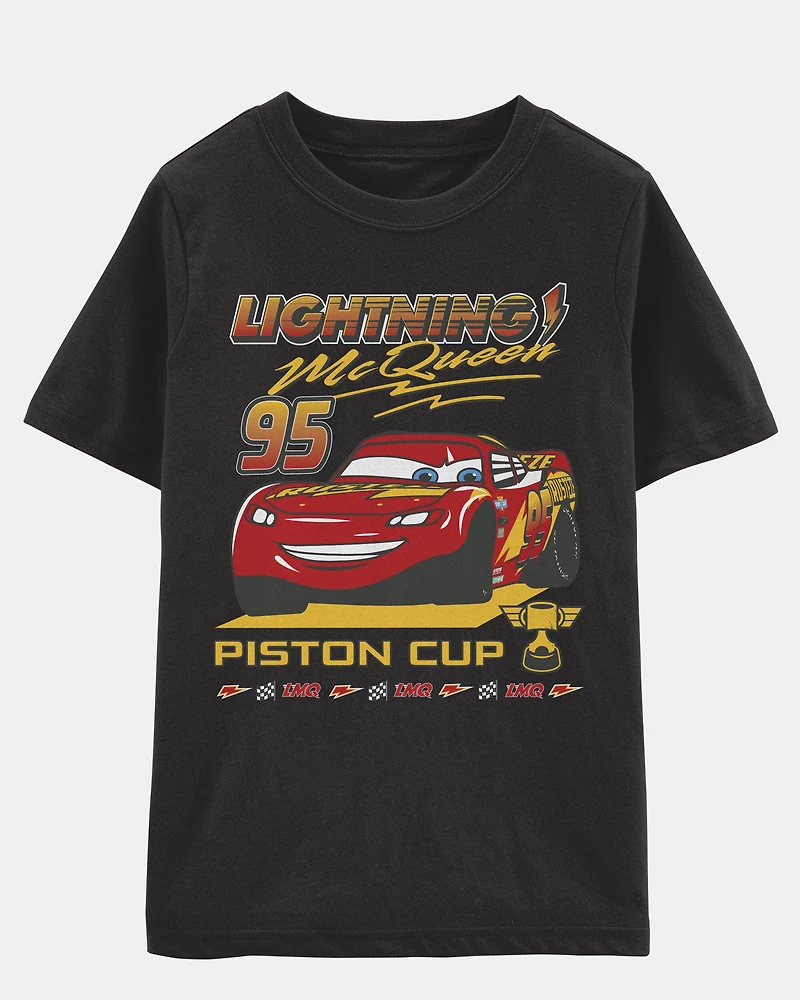 Boys Disney/Pixar© Cars Short-Sleeve Graphic Tee - Black
