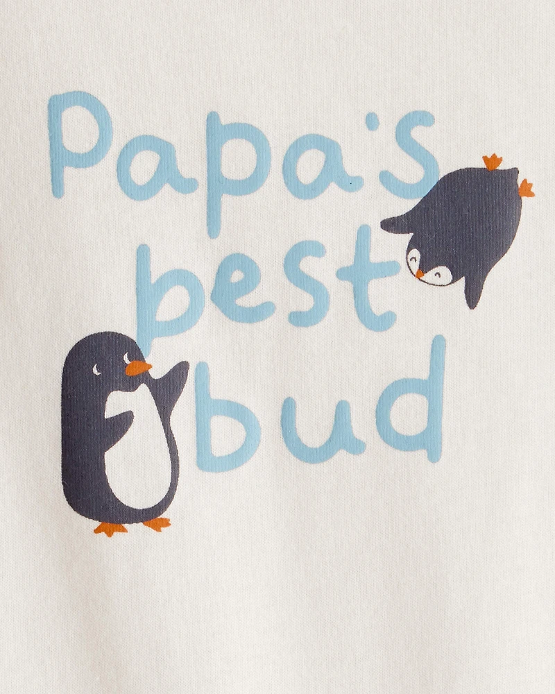 Baby Boy Best Bud Long-Sleeve Graphic Bodysuit - Cream