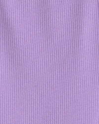 Girls Rib Bike Shorts - Purple