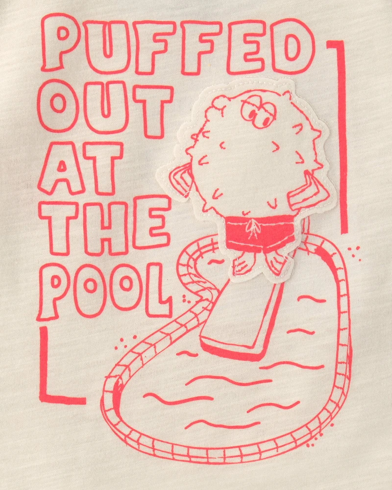 Toddler Pufferfish Tank Top - Cream