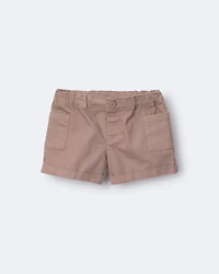 Toddler Girl Mom Shorts - Mauve