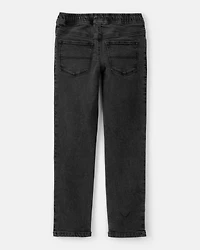 Boys Tapered Denim Jeans - Black