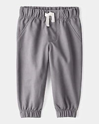 Baby 2-Piece Striped Polo Bodysuit & Pull-On Pant Set