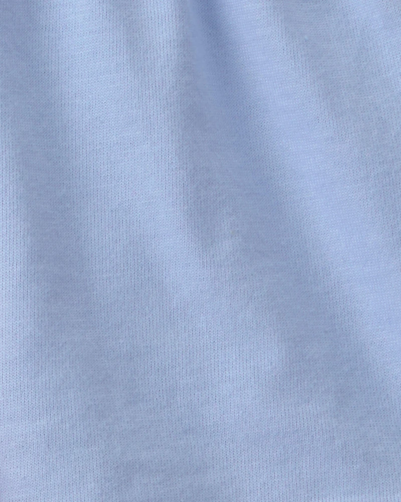 Baby Girl 2-Pack Flutter-Hem Fashion Shorts - Orange/Blue