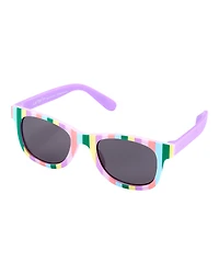 Striped Classic Sunglasses - Purple
