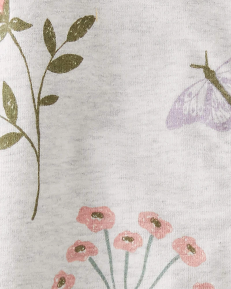 Baby Girl Organic Cotton Sleep & Play Pajamas
