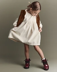 Toddler Girl Long-Sleeve Corduroy Dress