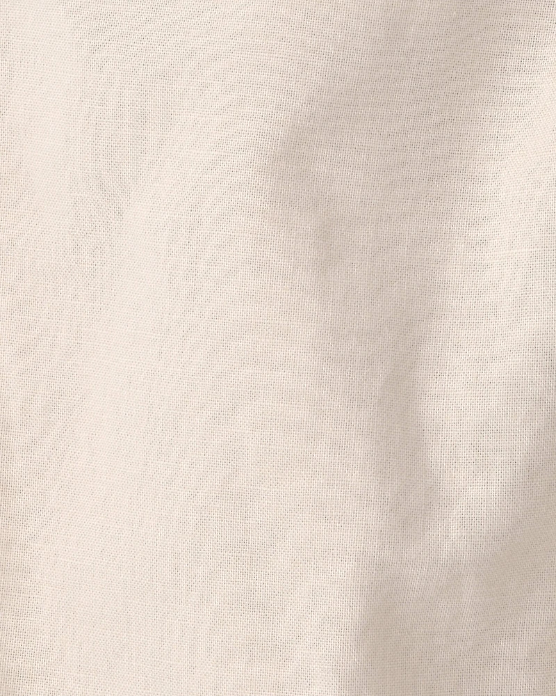 Toddler Boy Linen Pants Made with Organic Cotton