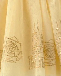 Toddler Girl Disney© Belle Glitter Tulle Skort - Yellow
