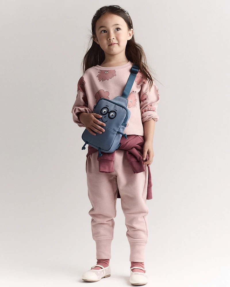 Toddler Girl Squish Long-Sleeve Pullover - Light Pink