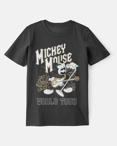 Boys Disney© Mickey Mouse Short-Sleeve Graphic Tee - Black