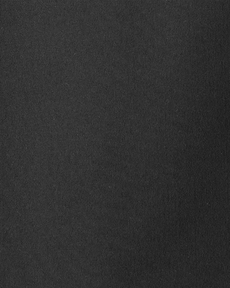 Girls Short-Sleeve Fashion Top - Black