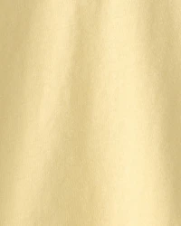 Baby Girl Heart Pocket Top - Yellow