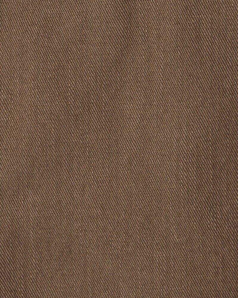 Baby Boy Long-Sleeve Button-Down Shirt - Brown