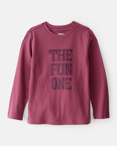 Toddler Boy The Fun One Long-Sleeve Graphic Tee - Red