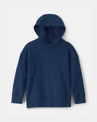 Boys French Terry Hoodie - Blue