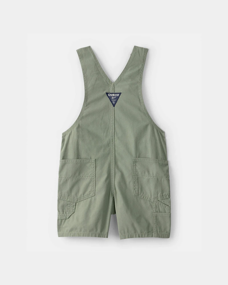 Toddler Boy Canvas Shortall - Olive