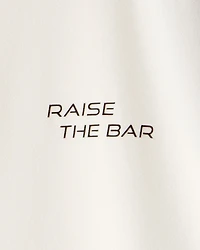 Boys Active Short-Sleeve Graphic Tee - Ivory/Tan