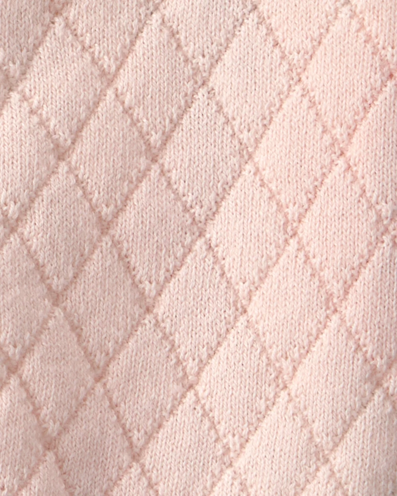 Baby Girl 2-Piece Floral Cardigan & Bubble Set - Pink