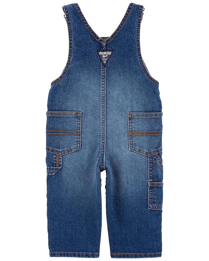 Baby Stretch Denim Classic Overalls