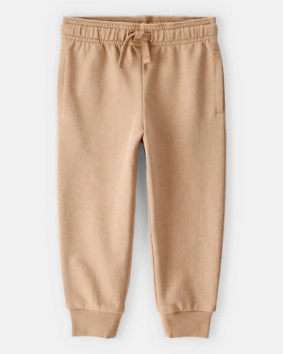 Toddler Boy French Terry Jogger - Tan