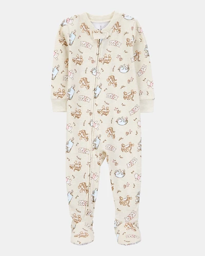 Baby Boy Winnie The Pooh Snug Fit Cotton Footie 1-Piece Pajamas