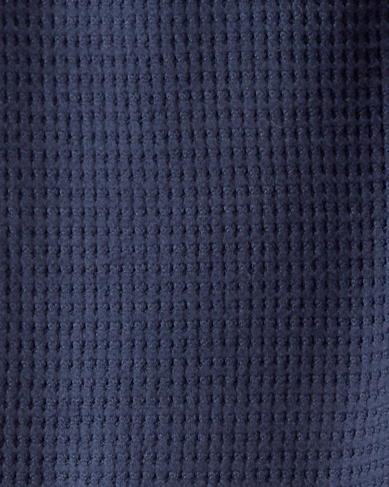 Boys Thermal Drawstring Joggers - Navy