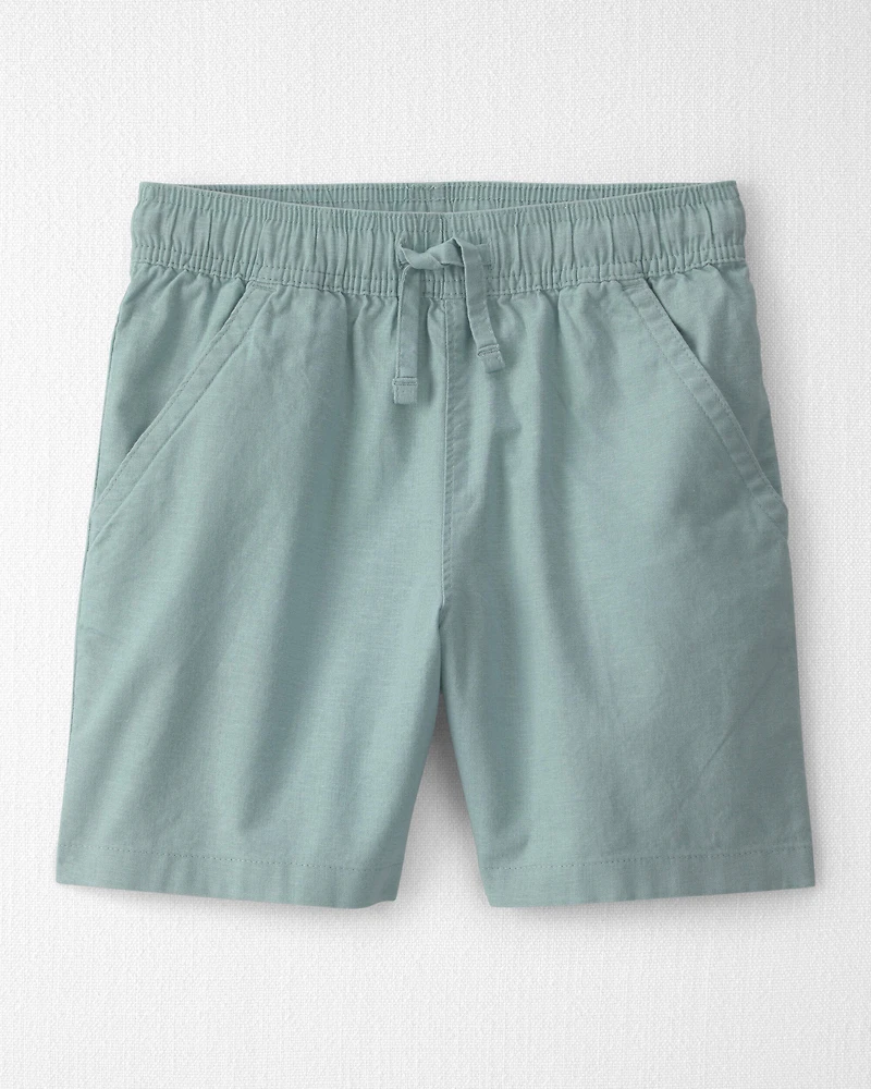Boys 2-Piece Knit Top & Short Set Made with Organic Cotton in Stripes