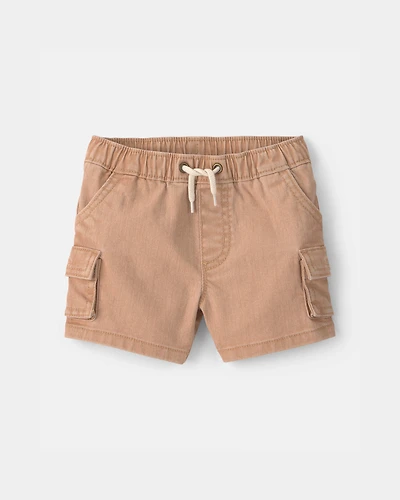 Baby Boy Cargo Pocket Shorts - Khaki