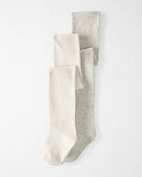 Toddler 2-Pack Tights Made with Organic Cotton