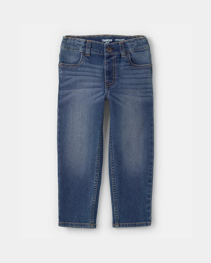 Toddler Dark Wash Straight-Leg Jeans