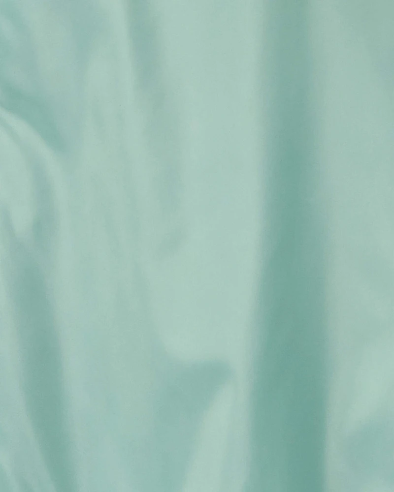 Girls Fleece-Lined Midweight Bomber Jacket - Green