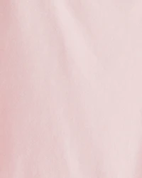 Girls Long-Sleeve Peplum Top - Pink