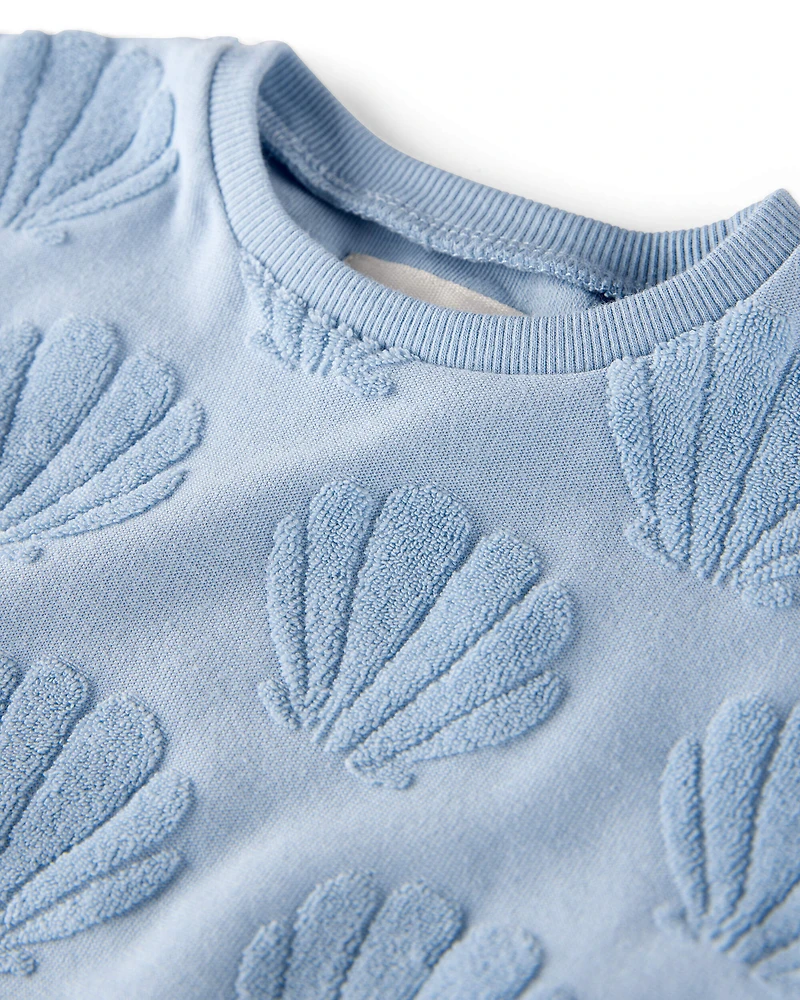 Baby Girl 2-Piece Seashell-Print Made with Organic Cotton